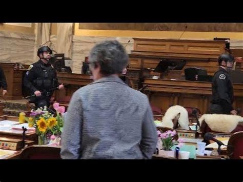 Montana trans lawmaker silenced 3rd day; protestors arrested